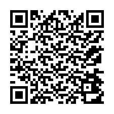 QR-code voor telefoonnummer +12174412309