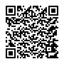 QR Code สำหรับหมายเลขโทรศัพท์ +12174413856