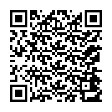 Código QR para número de teléfono +12174413859