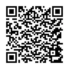 QR kód a telefonszámhoz +12174413862