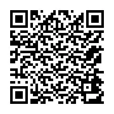 QR Code สำหรับหมายเลขโทรศัพท์ +12174413867