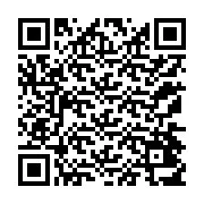 QR kód a telefonszámhoz +12174417650