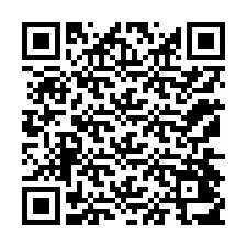 Codice QR per il numero di telefono +12174417651