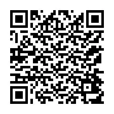 Kode QR untuk nomor Telepon +12174417654