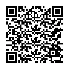 Kode QR untuk nomor Telepon +12174437665