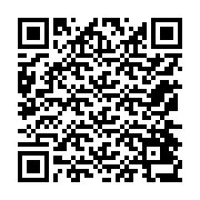 Codice QR per il numero di telefono +12174437667