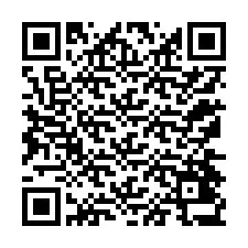 QR-Code für Telefonnummer +12174437668