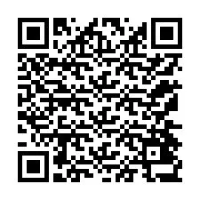 QR kód a telefonszámhoz +12174437674