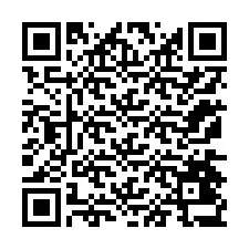 QR-koodi puhelinnumerolle +12174437745