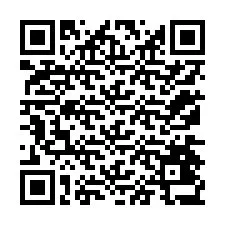 QR Code สำหรับหมายเลขโทรศัพท์ +12174437749