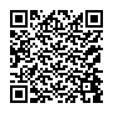 Código QR para número de teléfono +12174489170