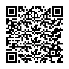 QR-koodi puhelinnumerolle +12174518178