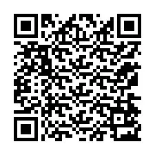 QR-koodi puhelinnumerolle +12174523456