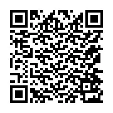 Kode QR untuk nomor Telepon +12174523676