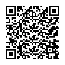 Codice QR per il numero di telefono +12174599205