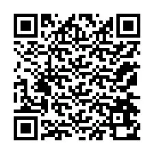 Código QR para número de teléfono +12174670735