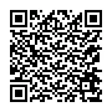 QR-koodi puhelinnumerolle +12174677752