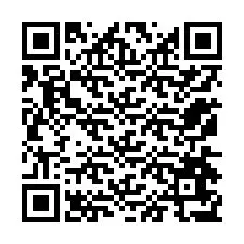 Código QR para número de teléfono +12174677757