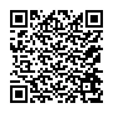 QR Code สำหรับหมายเลขโทรศัพท์ +12174677763