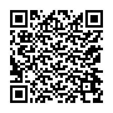 QR-code voor telefoonnummer +12174678296