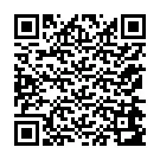 Kode QR untuk nomor Telepon +12174683836