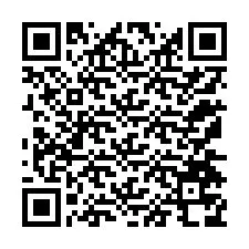 Código QR para número de teléfono +12174778774