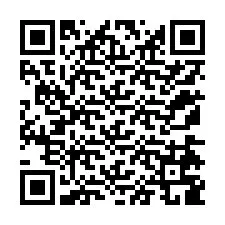 QR-koodi puhelinnumerolle +12174789800