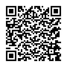 QR код за телефонен номер +12174789812