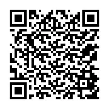 Código QR para número de teléfono +12174857063