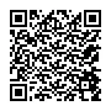Codice QR per il numero di telefono +12174858727