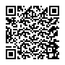 QR код за телефонен номер +12174862352