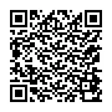 QR kód a telefonszámhoz +12174870056