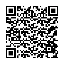 QR-код для номера телефона +12174874661