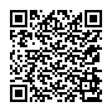 Código QR para número de teléfono +12174973042