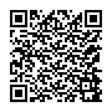 QR Code pour le numéro de téléphone +12174981474