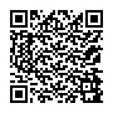 Codice QR per il numero di telefono +12174981485