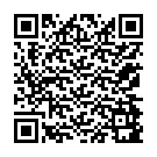 QR код за телефонен номер +12174981493