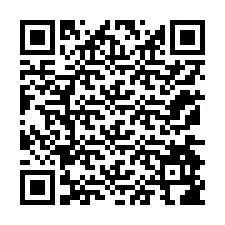 Código QR para número de teléfono +12174986715