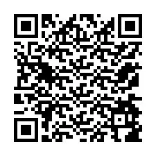 QR Code pour le numéro de téléphone +12174986717