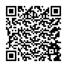 QR Code สำหรับหมายเลขโทรศัพท์ +12174986724