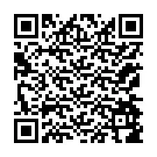 Código QR para número de teléfono +12174986725