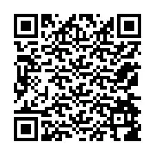 QR Code pour le numéro de téléphone +12174986727