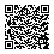 QR kód a telefonszámhoz +12174986732