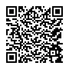 QR-koodi puhelinnumerolle +12174986737