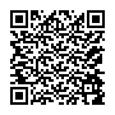 QR-код для номера телефона +12174986739