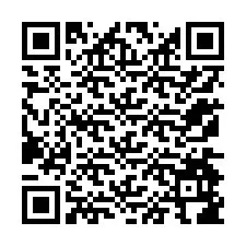 QR код за телефонен номер +12174986743