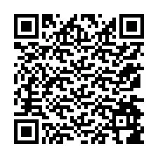 QR код за телефонен номер +12174986746