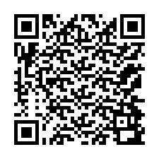 QR kód a telefonszámhoz +12174992275