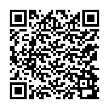 QR-код для номера телефона +12174992276