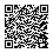 Código QR para número de teléfono +12174992791